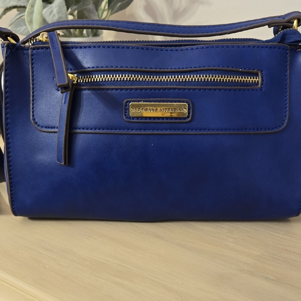 Adrienne Vittadini Blue Crossbody Bag